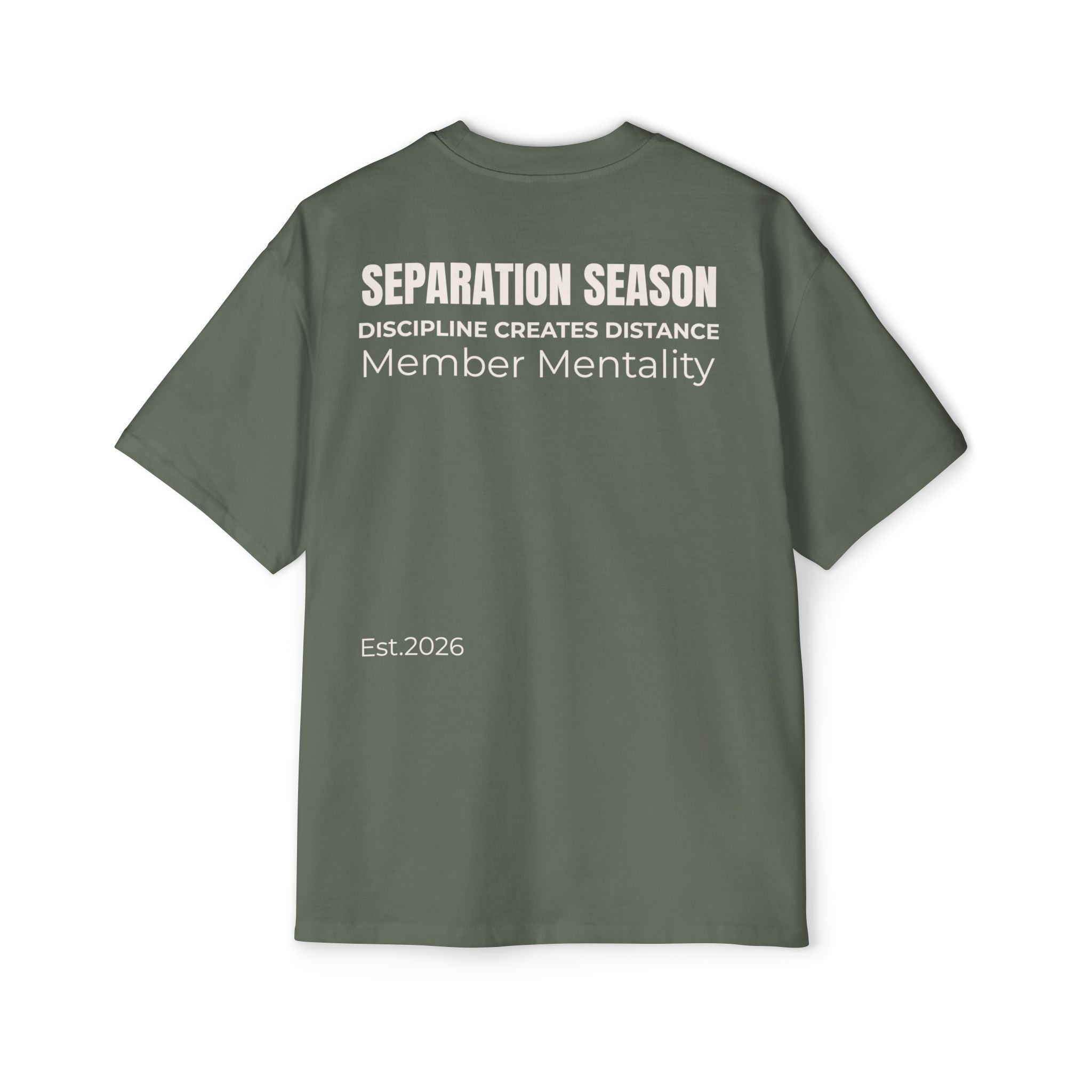 M.M/Men's Heavy Over-sized Tee