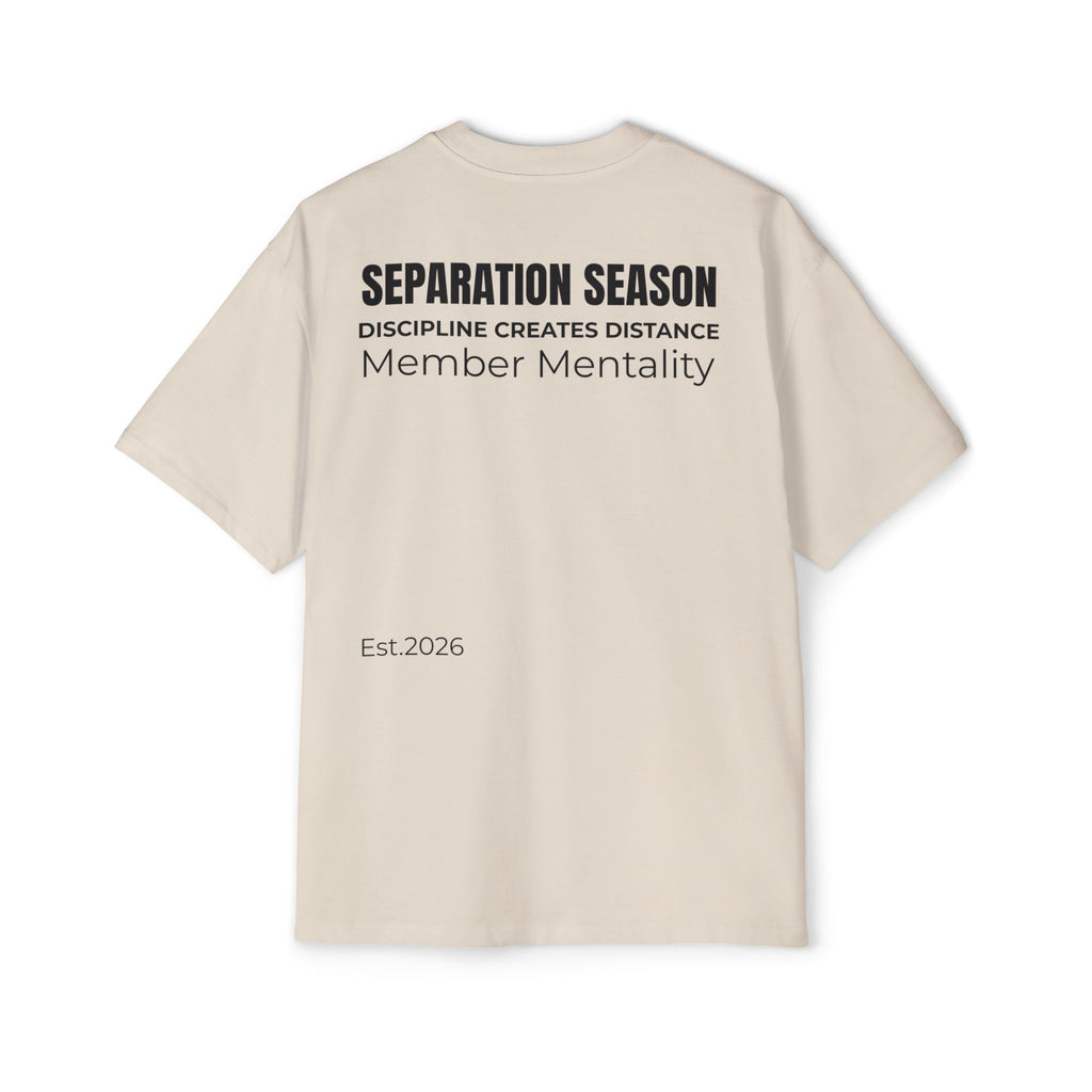 M.M/Men's Heavy Over-sized Tee