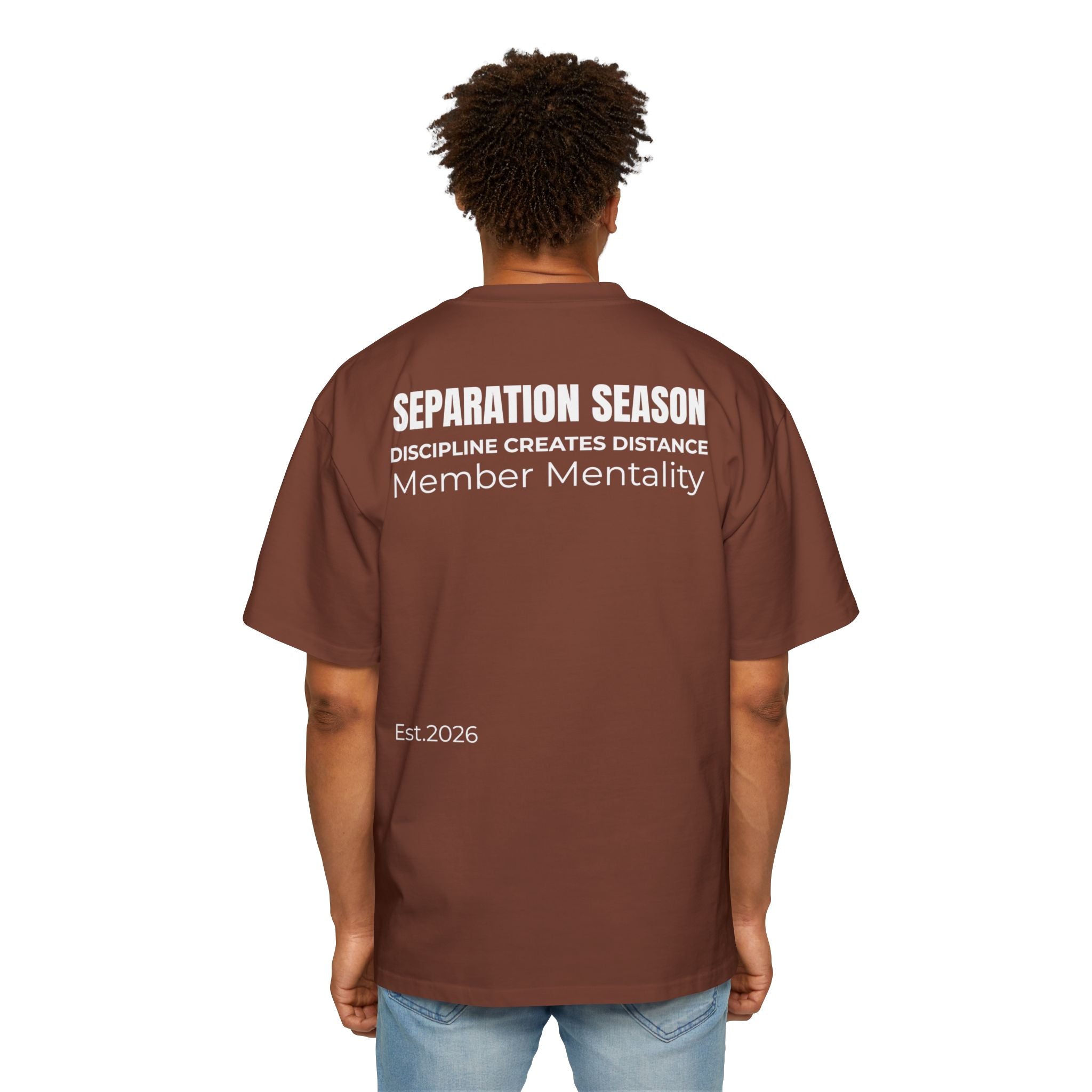 M.M/Men's Heavy Over-sized Tee